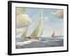 Sailing in the Solent-Frank Sherwin-Framed Giclee Print