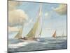 Sailing in the Solent-Frank Sherwin-Mounted Giclee Print