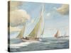 Sailing in the Solent-Frank Sherwin-Stretched Canvas