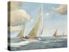 Sailing in the Solent-Frank Sherwin-Stretched Canvas