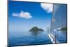 Sailing in the very flat waters of the Mamanuca Islands, Fiji, South Pacific-Michael Runkel-Mounted Photographic Print