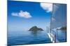 Sailing in the very flat waters of the Mamanuca Islands, Fiji, South Pacific-Michael Runkel-Mounted Photographic Print