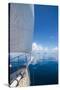 Sailing in the very flat waters of the Mamanuca Islands, Fiji, South Pacific-Michael Runkel-Stretched Canvas