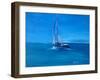 Sailing Into The Blue-Markus Bleichner-Framed Art Print