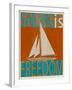 Sailing Is Freedom-Joost Hogervorst-Framed Art Print