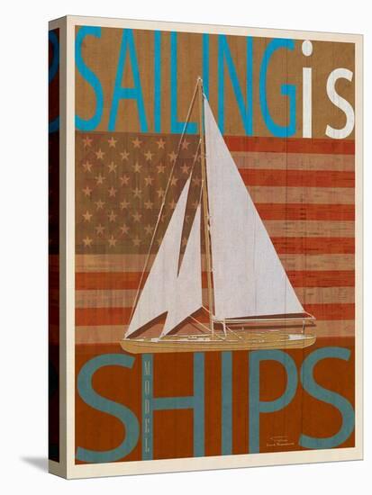 Sailing Is Model I on Wood-Joost Hogervorst-Stretched Canvas