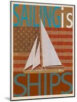 Sailing Is Model I on Wood-Joost Hogervorst-Mounted Art Print