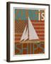 Sailing Is Model I on Wood-Joost Hogervorst-Framed Art Print