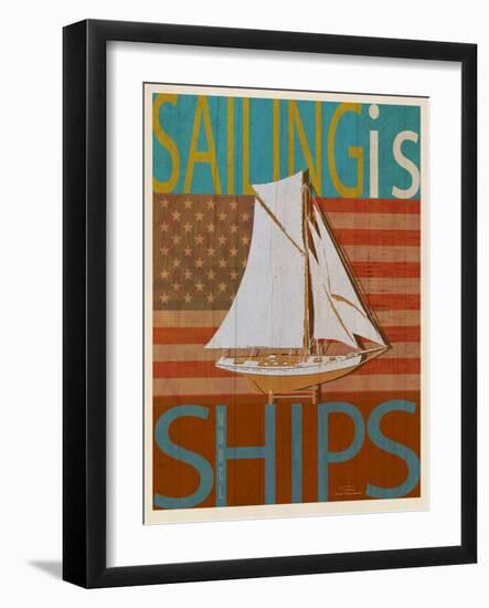 Sailing Is Model Ships America-Joost Hogervorst-Framed Art Print