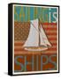 Sailing Is Model Ships America-Joost Hogervorst-Framed Stretched Canvas