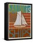 Sailing Is Model Ships America-Joost Hogervorst-Framed Stretched Canvas