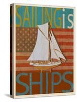 Sailing Is Model Ships America-Joost Hogervorst-Stretched Canvas