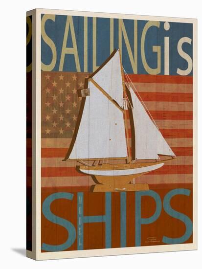 Sailing Is Model Ships Columbia-Joost Hogervorst-Stretched Canvas