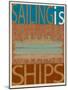 Sailing Is Titanic Model on Brown-Joost Hogervorst-Mounted Art Print