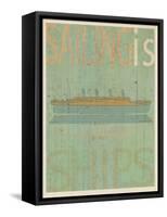 Sailing Is Titanic Model-Joost Hogervorst-Framed Stretched Canvas