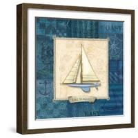 Sailing IV-Charlene Audrey-Framed Art Print