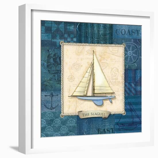 Sailing IV-Charlene Audrey-Framed Art Print