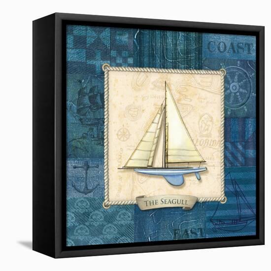 Sailing IV-Charlene Audrey-Framed Stretched Canvas