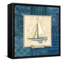 Sailing IV-Charlene Audrey-Framed Stretched Canvas