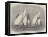 Sailing-Match of the Royal Thames Yacht-Club on Saturday Last, the Yachts Off Thames Haven-Edwin Weedon-Framed Stretched Canvas