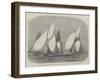 Sailing-Match of the Royal Thames Yacht-Club on Saturday Last, the Yachts Off Thames Haven-Edwin Weedon-Framed Giclee Print