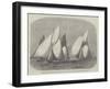 Sailing-Match of the Royal Thames Yacht-Club on Saturday Last, the Yachts Off Thames Haven-Edwin Weedon-Framed Giclee Print