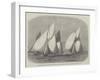 Sailing-Match of the Royal Thames Yacht-Club on Saturday Last, the Yachts Off Thames Haven-Edwin Weedon-Framed Giclee Print