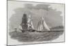 Sailing Match Round the Isle of Wight of The Shadow Cutter and Coquette Schooner-null-Mounted Giclee Print