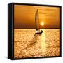 Sailing Off into the Sunset-Adrian Campfield-Framed Stretched Canvas