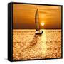Sailing Off into the Sunset-Adrian Campfield-Framed Stretched Canvas