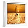 Sailing Off into the Sunset-Adrian Campfield-Framed Premium Photographic Print