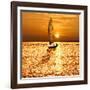 Sailing Off into the Sunset-Adrian Campfield-Framed Photographic Print