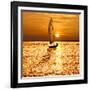 Sailing Off into the Sunset-Adrian Campfield-Framed Photographic Print