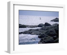 Sailing off Koster Archipelago, Bohuslan, Sweden, Scandinavia, Europe-Kim Hart-Framed Photographic Print