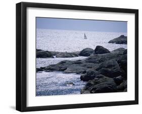 Sailing off Koster Archipelago, Bohuslan, Sweden, Scandinavia, Europe-Kim Hart-Framed Photographic Print