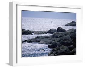 Sailing off Koster Archipelago, Bohuslan, Sweden, Scandinavia, Europe-Kim Hart-Framed Photographic Print