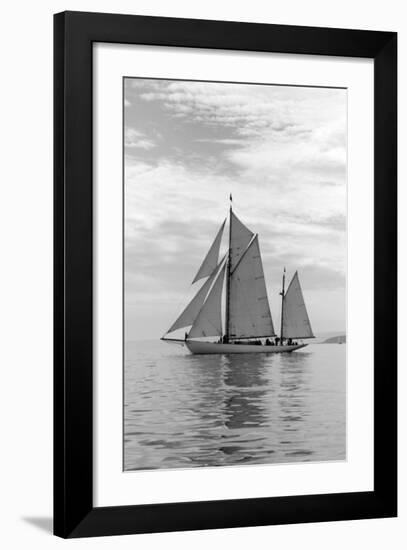 Sailing Off-Ben Wood-Framed Art Print