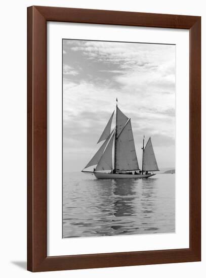 Sailing Off-Ben Wood-Framed Art Print