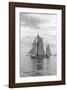 Sailing Off-Ben Wood-Framed Art Print