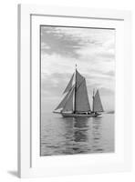 Sailing Off-Ben Wood-Framed Art Print