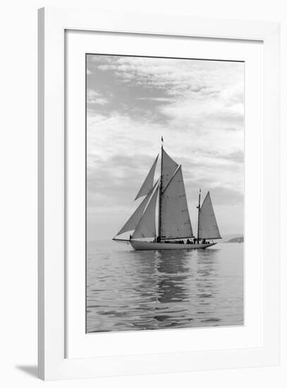 Sailing Off-Ben Wood-Framed Art Print