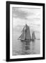 Sailing Off-Ben Wood-Framed Giclee Print