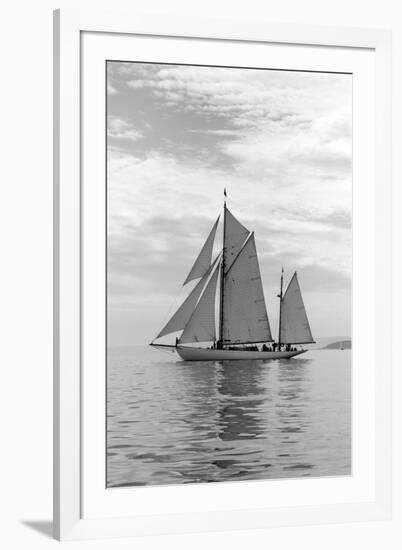 Sailing Off-Ben Wood-Framed Giclee Print