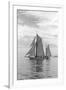 Sailing Off-Ben Wood-Framed Giclee Print