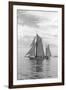 Sailing Off-Ben Wood-Framed Giclee Print