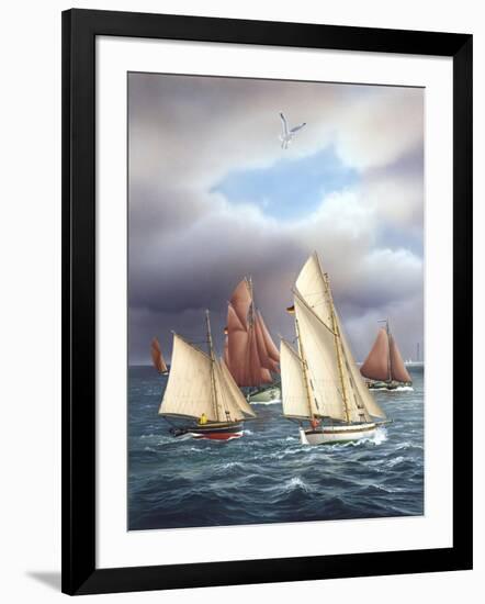 Sailing Oldtimers-Harro Maass-Framed Giclee Print