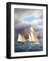 Sailing Oldtimers-Harro Maass-Framed Giclee Print