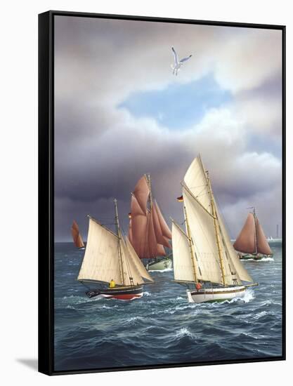 Sailing Oldtimers-Harro Maass-Framed Stretched Canvas