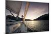 Sailing on Kootenay Lake, British Columbia, Canada-Dave Heath-Mounted Photographic Print