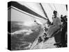 Sailing on Lake Michigan-null-Stretched Canvas